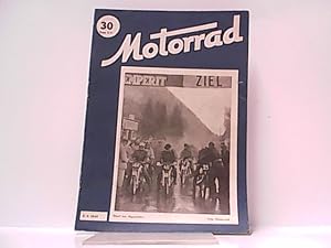 Bild des Verkufers fr Motorrad. Heft 30. / 09. September 1949. zum Verkauf von Antiquariat Ehbrecht - Preis inkl. MwSt.