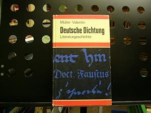 Immagine del venditore per Deutsche Dichtung. Kleine Geschichte unserer Literatur venduto da Antiquariat im Kaiserviertel | Wimbauer Buchversand