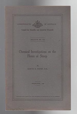 Seller image for CHEMICAL INVESTIGATIONS ON THE FLEECE OF SHEEP for sale by BOOK NOW