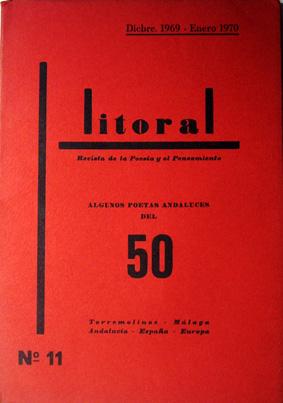 LITORAL, Revista de la Poesía y el Pensamiento.Número 11, Diciembre, 1969 - Enero 1970.