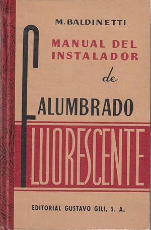 MANUAL DEL INSTALADOR DE ALUMBRADO FLUORESCENTE