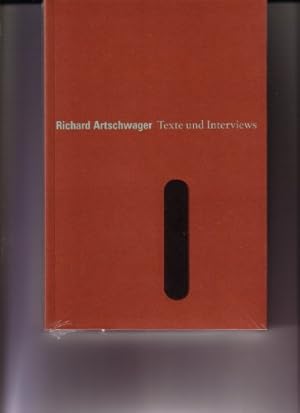 Seller image for Richard Artschwager : Texte und Interviews. Kunstmuseum Winterthur for sale by Antiquariat Berghammer