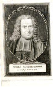 Portrait de Pierre Muschenebroek (Musschenbroek), 1692-1761, Leyde, physicien,