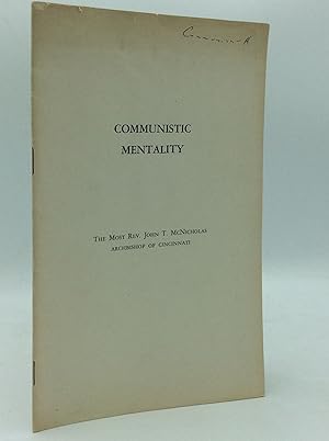 Imagen del vendedor de COMMUNISTIC MENTALITY a la venta por Kubik Fine Books Ltd., ABAA
