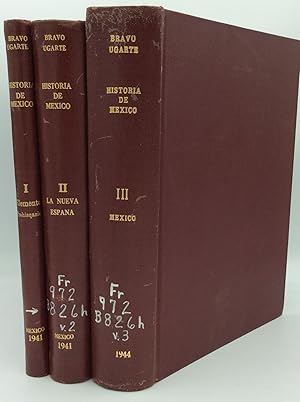 Immagine del venditore per HISTORIA DE MEXICO: 3 Volumes venduto da Kubik Fine Books Ltd., ABAA