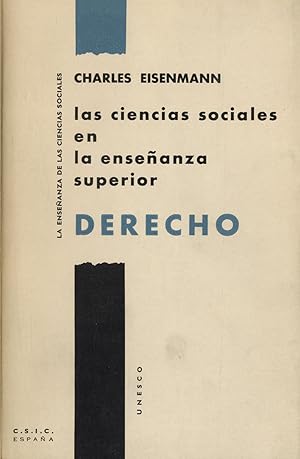 Seller image for LAS CIENCIAS SOCIALES Y EL DERECHO for sale by Librera Maxtor