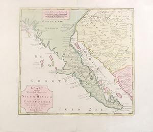 [California, Baja Peninsula] Karte van het Westelyk Gedeelte van Nieuw Mexico en van California V...