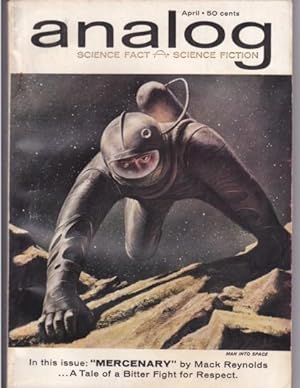 Bild des Verkufers fr Analog Science Fact - Fiction April 1962 - A Slave is a Slave, Mercenary, Toy Shop, The Circuit Riders, + zum Verkauf von Nessa Books