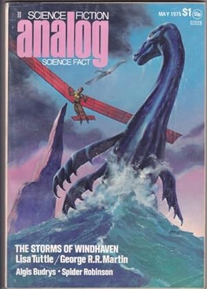 Seller image for Analog Science Fiction - Science Fact May 1975 - The Storms of Windhaven, Two Heads are Better Than One, A Scraping at the Bones, Country of the Mind, Nascent, + for sale by Nessa Books