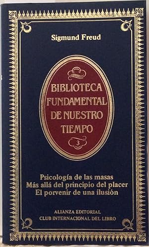 Immagine del venditore per Psicologa de las masas / Ms all del principio del placer / El porvenir de una ilusin venduto da LIBRERA SOLN