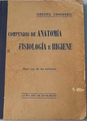 Imagen del vendedor de Compendio de Anatoma, Fisiologa e Higiene a la venta por LIBRERA SOLN