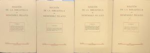 Boletín de la Biblioteca de Menéndez Pelayo Núms. 1 al 4