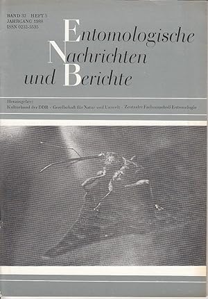 Entomologische Nachrichten und Berichte. Band 32, Heft 5(1988)