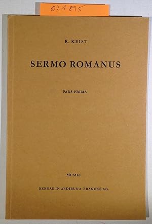 Sermo Romanus discipulis, qui fundamenta fideliter iecerunt, ex ipsis Romanorum scriptis prolatus...