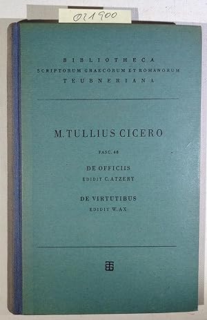 Fasc. 48 - De Officiis, De Virtutibus - Bibliotheca Scriptorum Graecorum Et Romanorum Teubneriana