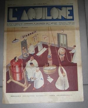 L'AQUILONE, settimanale di aeronautica per i giovani (il PRIMO periodico del settore) 1937 - nume...