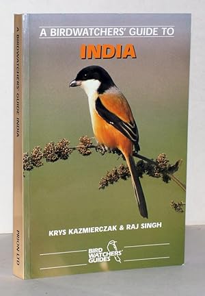 Image du vendeur pour A Birdwatchers' Guide to India. Illustrations by John C. Anderton and Carl d'Silva. Maps by Krys Kazmierczak. mis en vente par Antiquariat Stefan Wulf