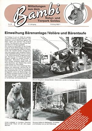 Bild des Verkufers fr Mitteilungen "Bambi" Nr. 20 zum Verkauf von Schueling Buchkurier