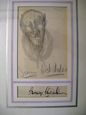 Original Drawing and Autograph Signature