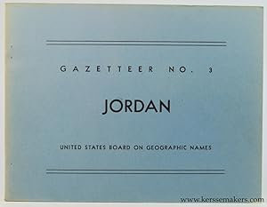 Bild des Verkufers fr Jordan. Official Standard Names approved by the United States Board on Geographic Names. Gazetteer no. 3. zum Verkauf von Emile Kerssemakers ILAB