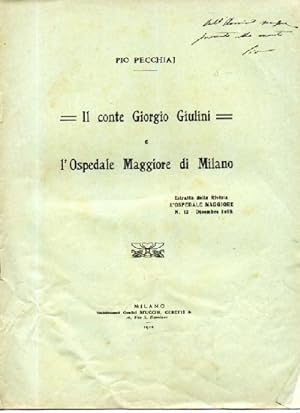 Il conte Giorgio Giulini e l'Ospedale Maggiore di Milano