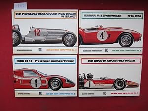 Immagine del venditore per 4 Bnde der Reihe: 1) Der Mercedes-Benz W 125 / 2) Ferrari V12 / 3) Ford GT40 / 4) Der Lotus 49 . venduto da Versandantiquariat buch-im-speicher