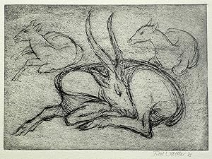 Seller image for Walther, Fred. Antilopen for sale by GALERIE HIMMEL