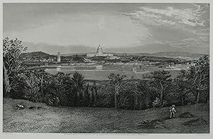 Bild des Verkufers fr Washington. Gesamtansicht. Hinshelwood. Washington from Arlington Heights zum Verkauf von GALERIE HIMMEL