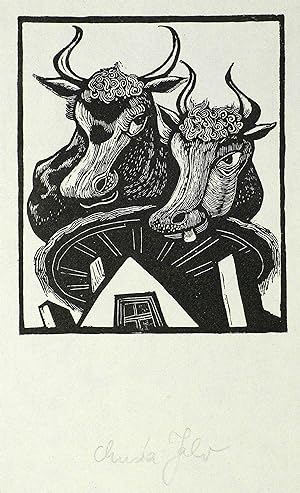 Bild des Verkufers fr Jahr, Christa. Zwei Stiere zum Verkauf von GALERIE HIMMEL