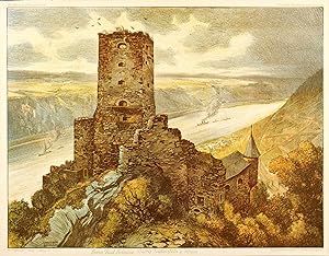 Imagen del vendedor de Kaub. Burg Gutenfels. Hans Rudolf Schulze. Burg Gutenfels a. Rhein a la venta por GALERIE HIMMEL