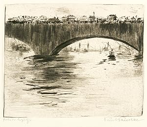 Bild des Verkufers fr Paeschke, Paul. London. London Bridge und Tower Bridge zum Verkauf von GALERIE HIMMEL