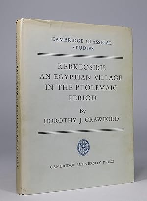 Bild des Verkufers fr Kerkeosiris: An Egyptian Village in the Ptolemaic Period. (Cambridge Classical Studies). zum Verkauf von Librarium of The Hague