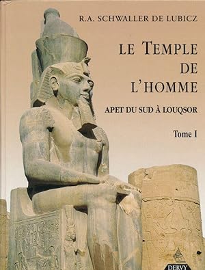 Bild des Verkufers fr Le Temple de l'Homme. Apet du sud  Louqsor zum Verkauf von LIBRAIRIE GIL-ARTGIL SARL