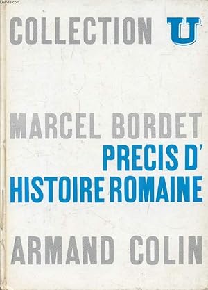 Bild des Verkufers fr PRECIS D'HISTOIRE ROMAINE zum Verkauf von Le-Livre