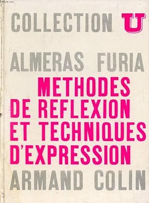 Bild des Verkufers fr METHODES DE REFLEXION ET TECHNIQUES D'EXPRESSION zum Verkauf von Le-Livre
