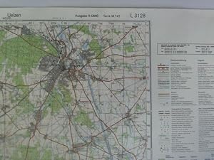 Karte von Uelzen L 3128. Ausgabe 6-DMG, Serie M 745