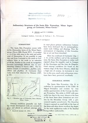 Bild des Verkufers fr Sedimentary Structures of the Santa Rita Formation, Minas Supergroup, at Curimatai, Minas Gerais; zum Verkauf von books4less (Versandantiquariat Petra Gros GmbH & Co. KG)