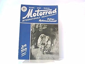 Bild des Verkufers fr Motorrad. 5. Jahrgang, Heft 24. / 14. 06. 1952. Internationale Fachzeitschrift. zum Verkauf von Antiquariat Ehbrecht - Preis inkl. MwSt.