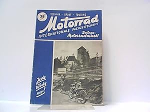 Bild des Verkufers fr Motorrad. 5. Jahrgang, Heft 38. / 20. 09. 1952. Internationale Fachzeitschrift. zum Verkauf von Antiquariat Ehbrecht - Preis inkl. MwSt.