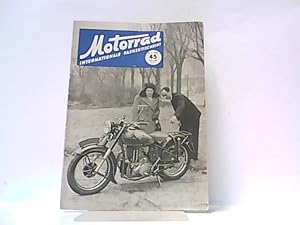 Bild des Verkufers fr Motorrad. 5. Jahrgang, Heft 45. / 08. 11. 1952. Internationale Fachzeitschrift. zum Verkauf von Antiquariat Ehbrecht - Preis inkl. MwSt.