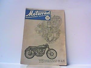 Bild des Verkufers fr Motorrad. 5. Jahrgang, Heft 50/216, 13.12.1952. Internationale Fachzeitschrift. Mit Themen u.a.: Test Motorradfahrer oder Fhrerscheinbesitzer. / Drehmoment und Leistung. / Tips fr den Winter. zum Verkauf von Antiquariat Ehbrecht - Preis inkl. MwSt.