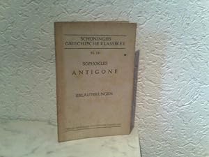 Bild des Verkufers fr Sophokles Antigone - Erluterungen Schninghs griechische Klassiker - Nr. 14 b zum Verkauf von ABC Versand e.K.