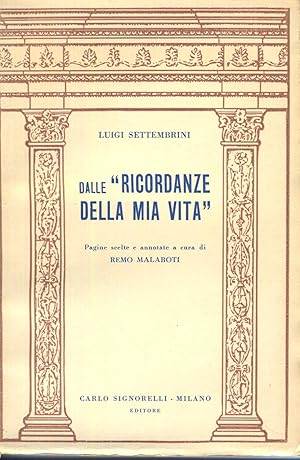 Seller image for DALLE "RICORDANZE DELLA MIA VITA" for sale by libripop