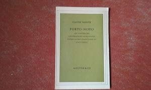 Porto-Novo. Les nouvelles générations africaines entre traditions et l'Occident