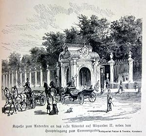 Bild des Verkufers fr Im "nordischen Palmyra". Erinnerungen an St. Petersburg und seine Umgebung". S. 150-169, mit 10 Illustrationen, in: Bibliothek der Unterhaltung und des Wissens. Jahrgang 1894, Band 5. Stuttgart, UDV, 1894. Kl.-8vo. Mit zahlreichen Illustrationen. 240 S. Brauner illustrierter Or.-Lwd.; Kapitale etwas bestoen. zum Verkauf von Jrgen Patzer