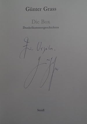 Seller image for Die Box. Dunkelkammergeschichten. for sale by Bhrnheims Literatursalon GmbH
