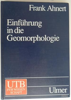 Seller image for Einfhrung in die Geomorphologie. for sale by Antiquariat Gntheroth
