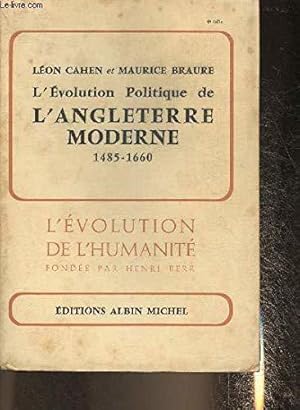 Seller image for L'evolution politique de l'Angleterre moderne: 1485-1660. for sale by JLG_livres anciens et modernes