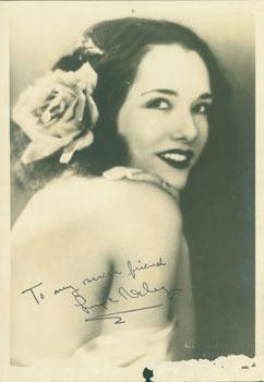 Autographed Publicity Photograph of Silent Film Star Lupe Velez.