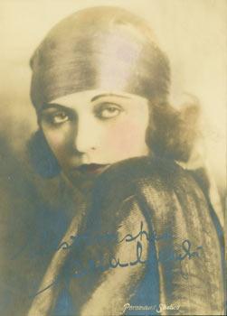 Print of Autographed Publicity Photograph of Pola Negri.